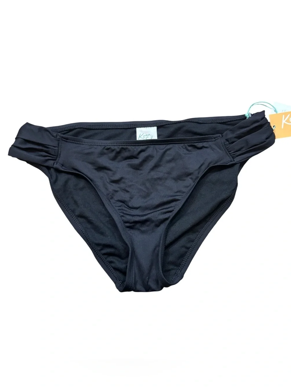 Brand new with Tags Kona Sol Black Hipster Bikini Bottoms Size Medium 8-10